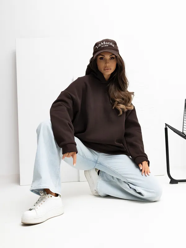 Bluza oversize z kapturem w miejskim stylu - widok 2