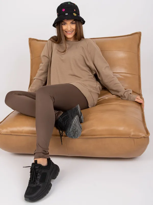 Luźna bluza oversize o kroju basic - widok 2