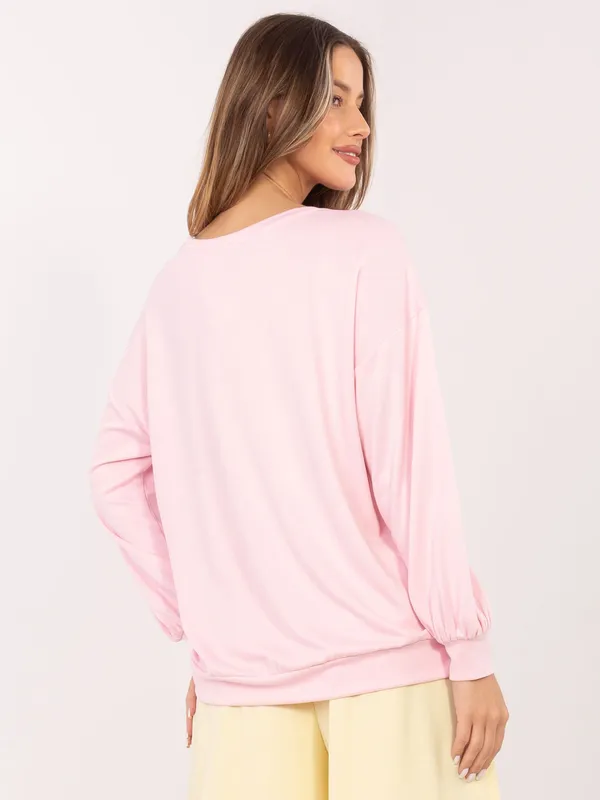 Luźna bluza oversize z napisem Coffee Time - widok 2