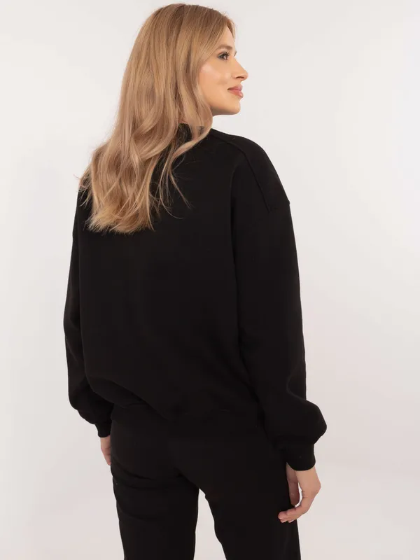Klasyczna bluza o swobodnym kroju oversize - widok 2