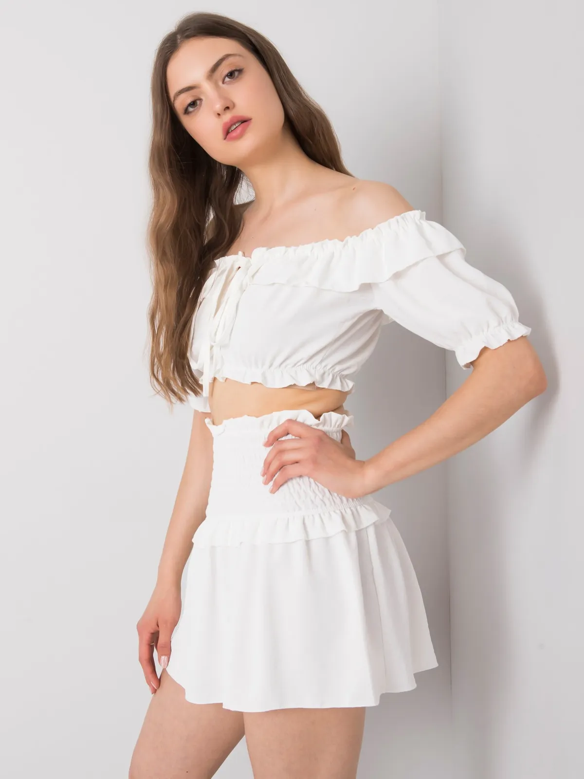 OCH BELLA Czarny top damski - zdjęcie 4