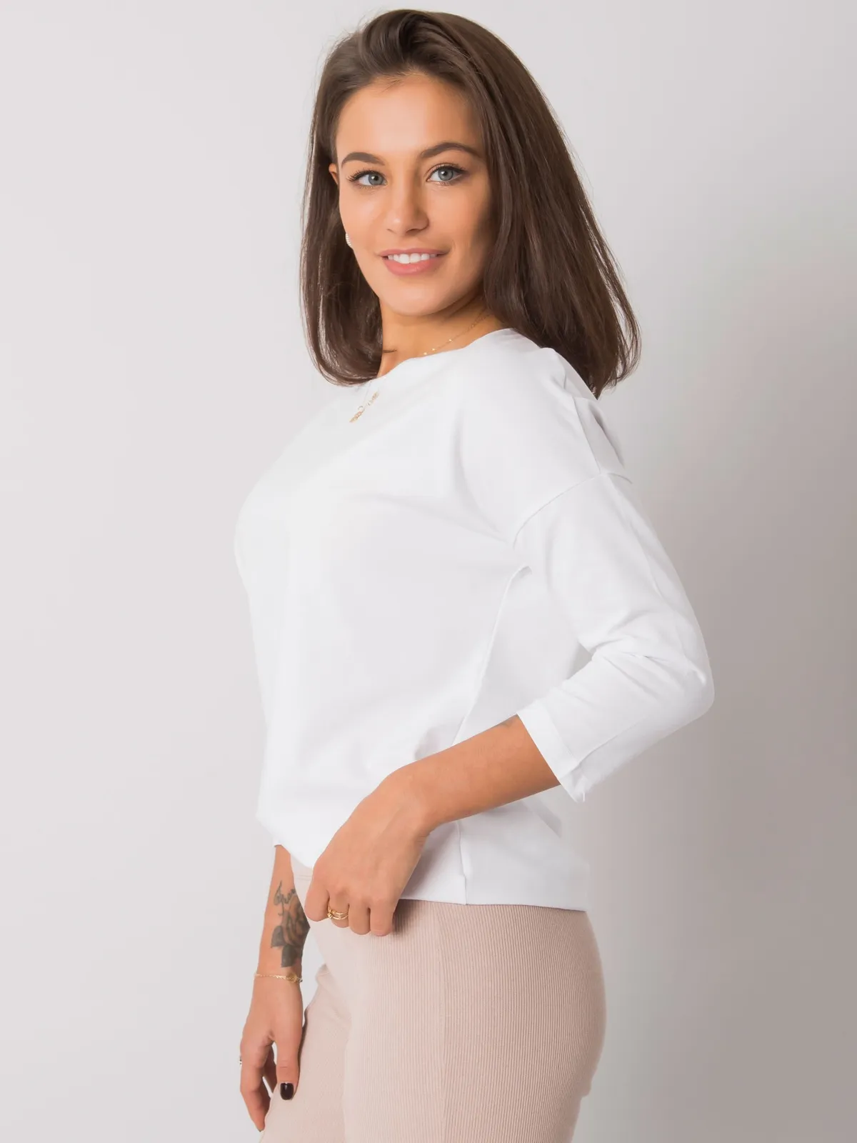 Ciemnożółta bluzka April - zdjęcie 3