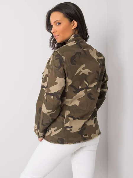 Khaki damska kurtka moro