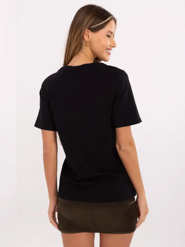 T-shirt casualowy z artystycznym nadrukiem fotograficznym - widok 2