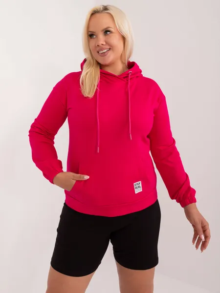 Casualowa bluza z kapturem i kieszenią typu kangurka