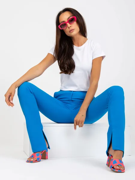Biały t-shirt basic z krótkim rękawem