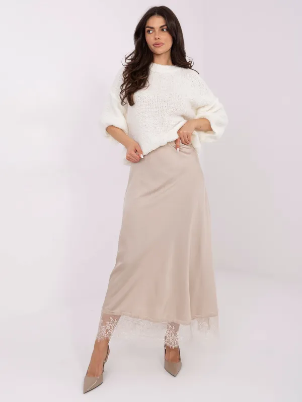 Casualowy sweter oversize o luźnym kroju - widok 2