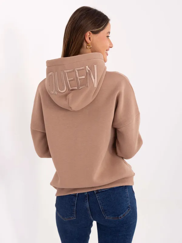 Casualowa bluza z kapturem o kroju oversize