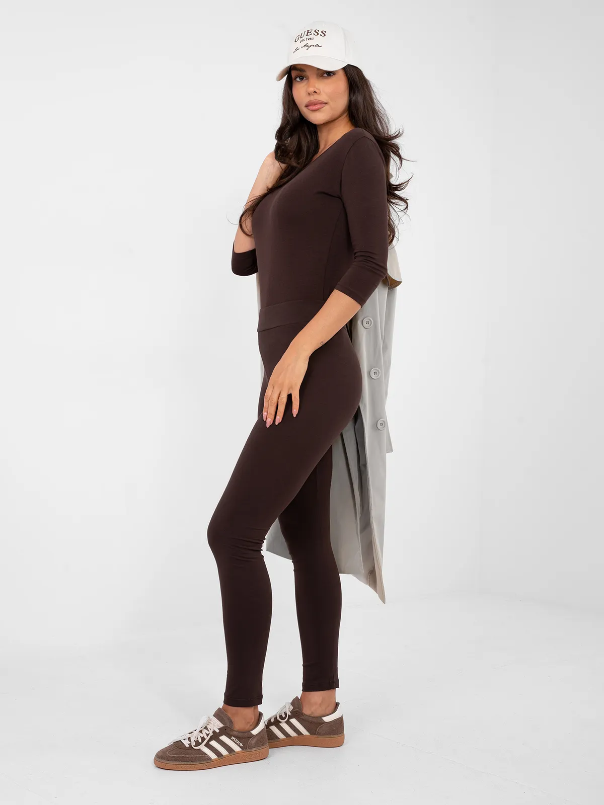 Szare legginsy Basic - zdjęcie 5