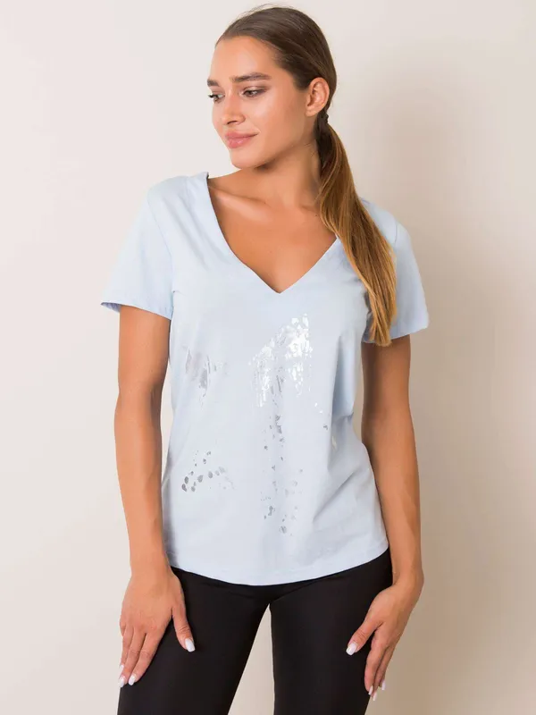 Szary t-shirt Marble FOR FITNESS