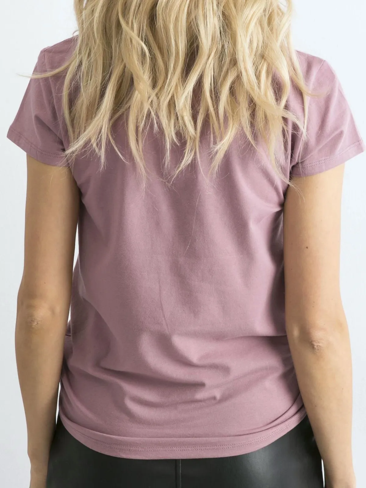 Wrzosowy t-shirt damski Peachy - zdjęcie 12