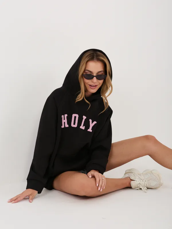 Casualowa bluza z kapturem typu oversize