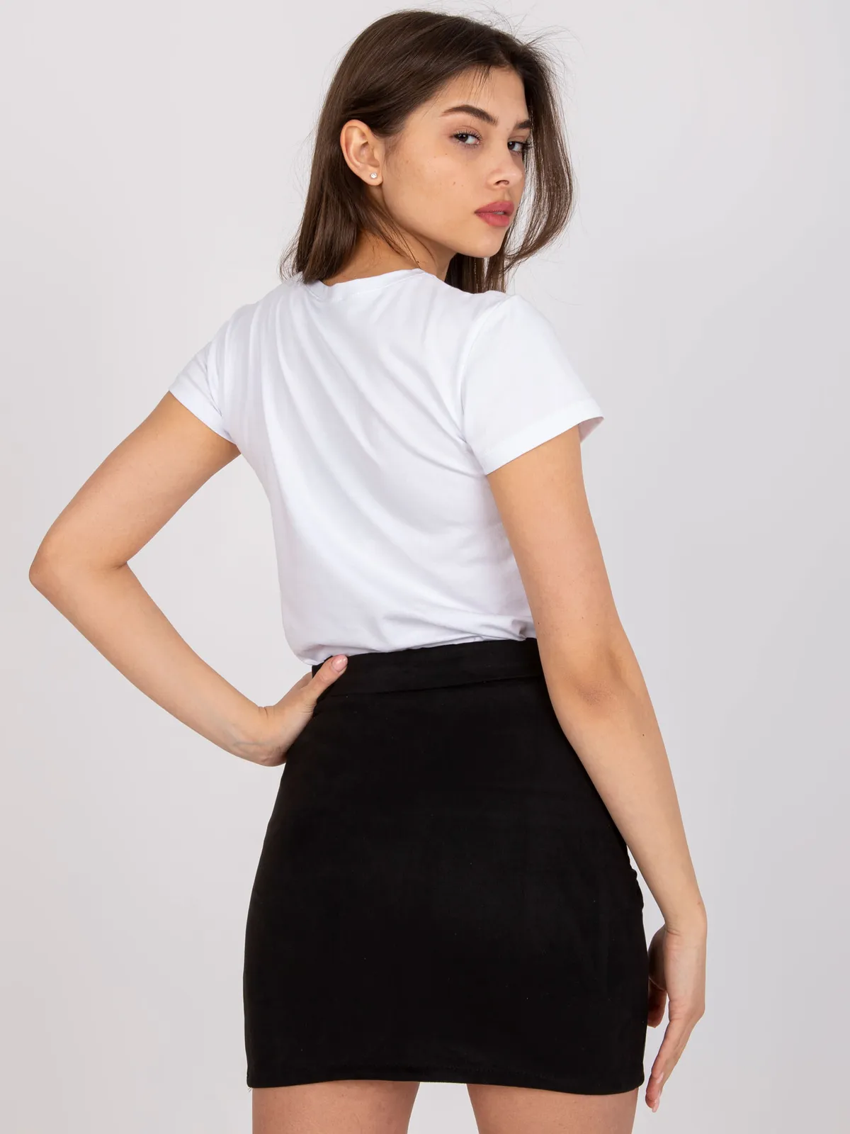 Biały t-shirt Peachy - zdjęcie 6