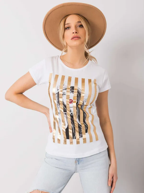 Czarny t-shirt Monnique
