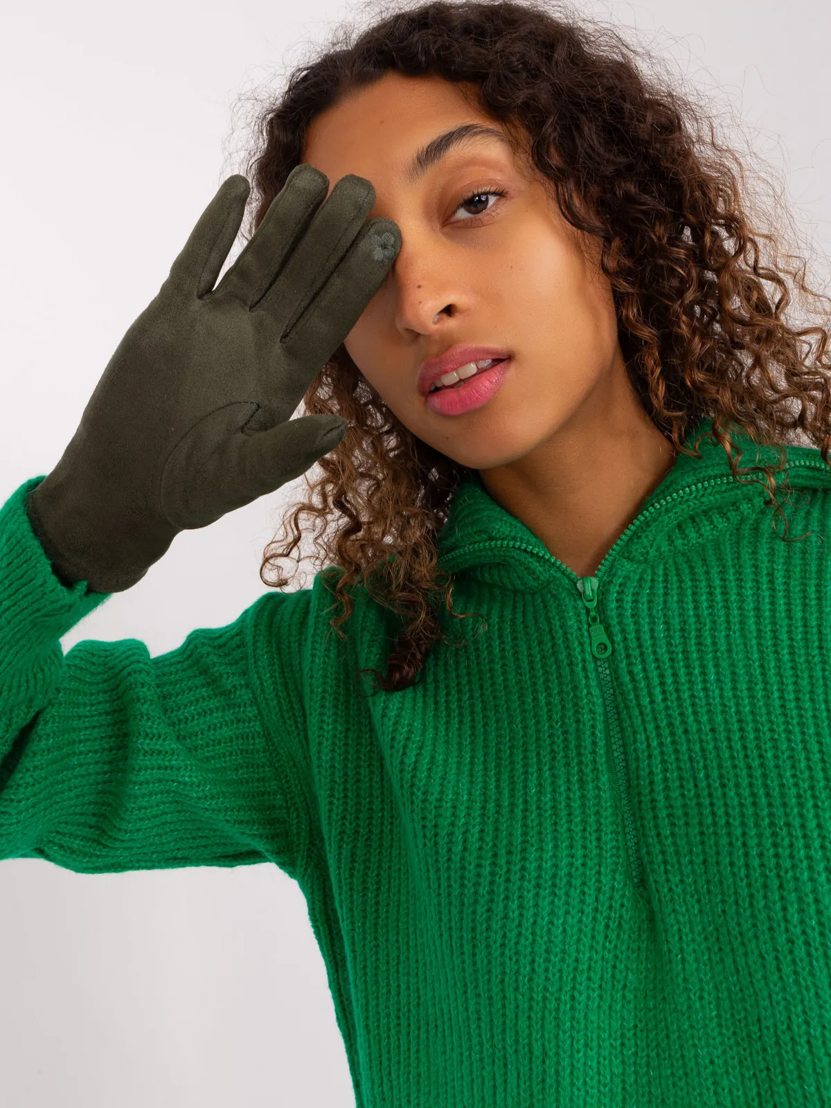 Klasyczne rękawiczki damskie na chłodne dni - zdjęcie 1