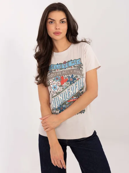 T-shirt z printem w stylu retro