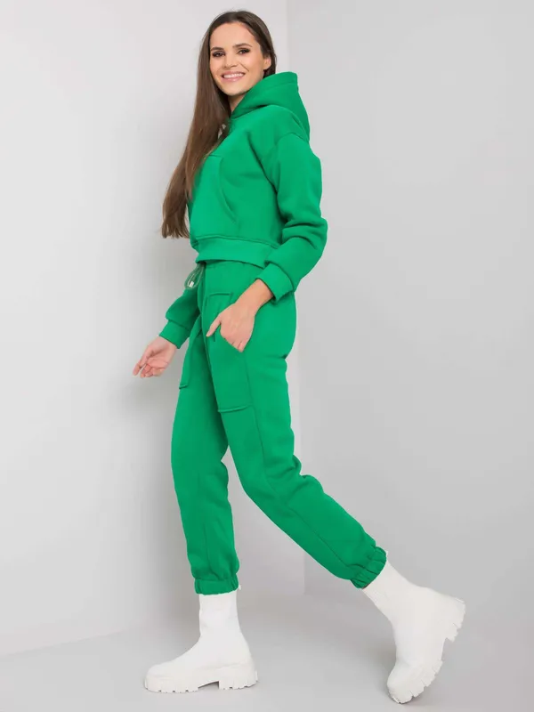 Casualowy komplet dresowy z bluzą oversize i joggerami