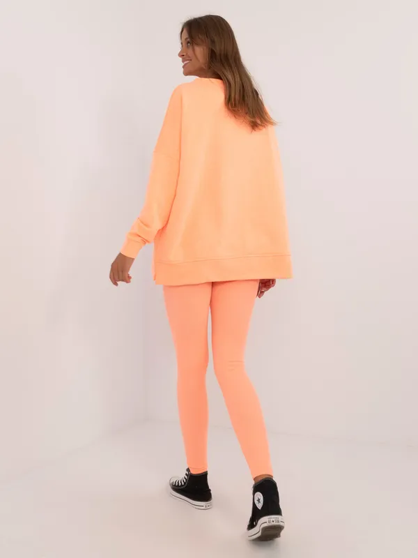 Casualowy komplet z bluzą oversize i legginsami - widok 2