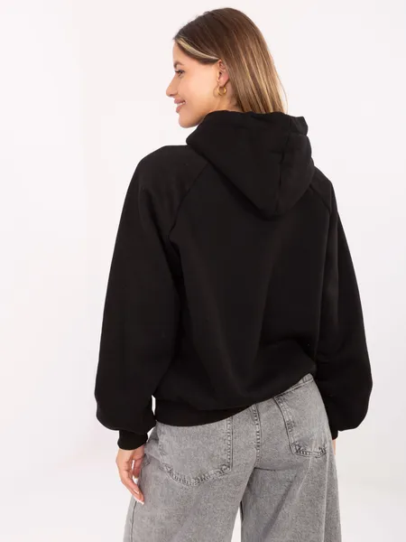Casualowa bluza z kapturem w tenisowym stylu