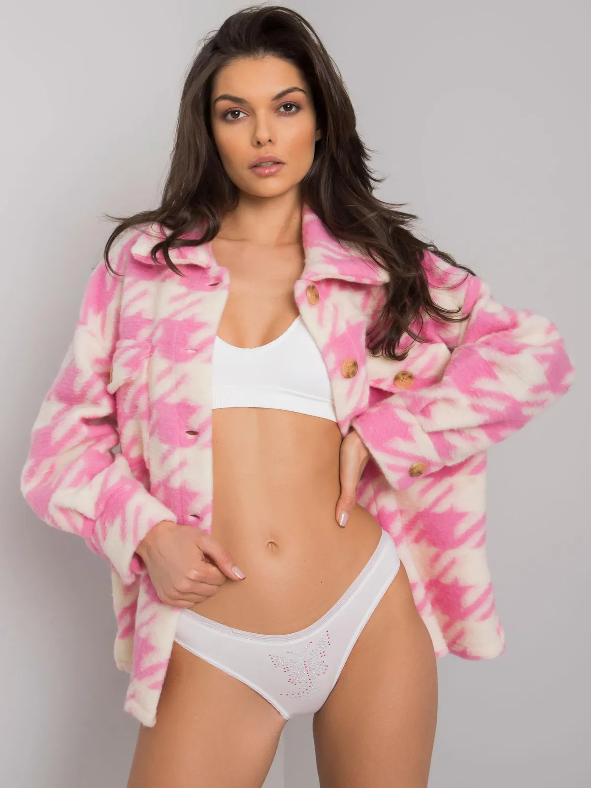 Wygodne figi z ozdobnym detalem i przeszyciami - zdjęcie 1