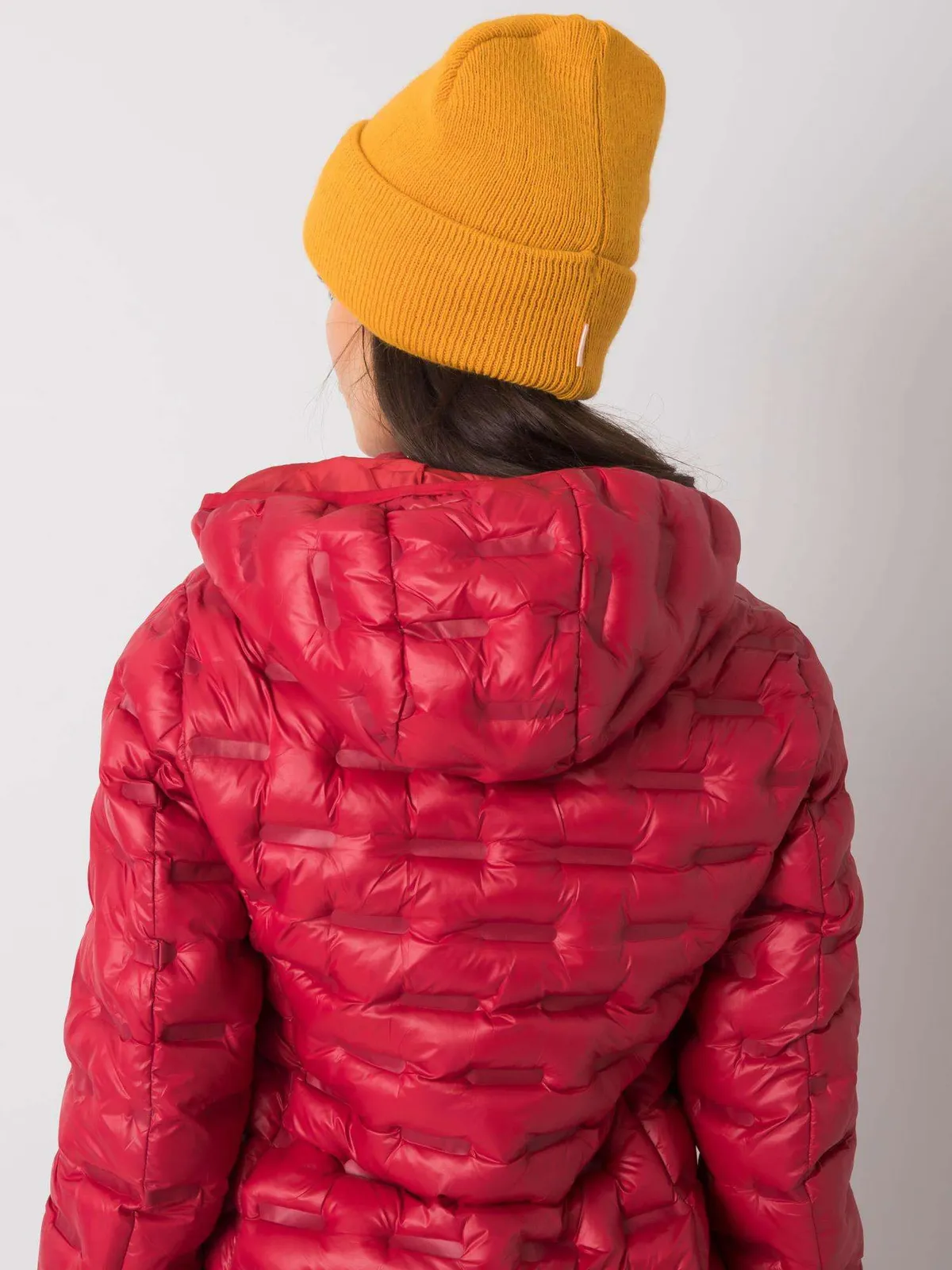 Różowa damska czapka beanie - zdjęcie 3
