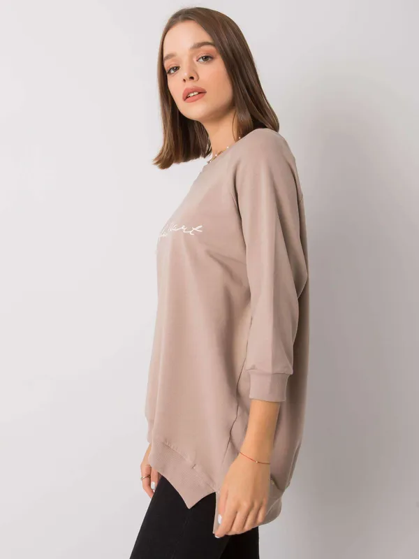Morska bluza damska bez kaptura Karissa RUE PARIS - widok 2
