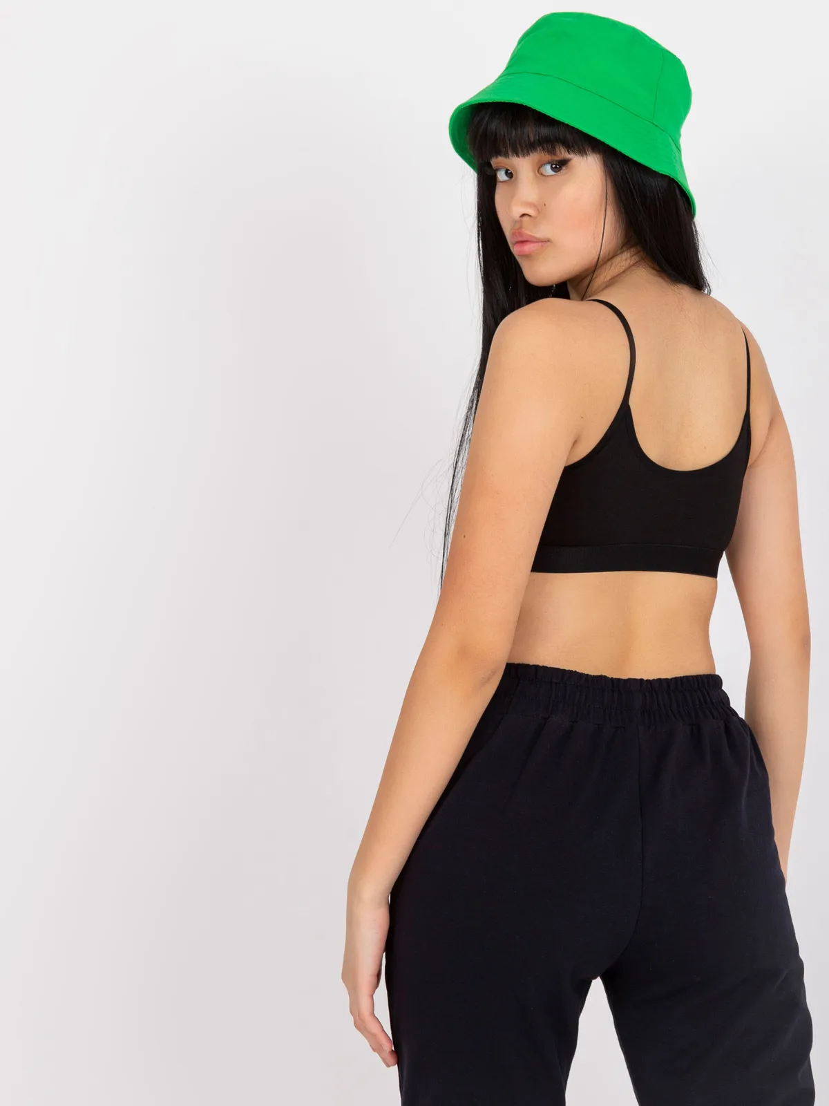 Krótki top sportowy typu crop top - zdjęcie 4