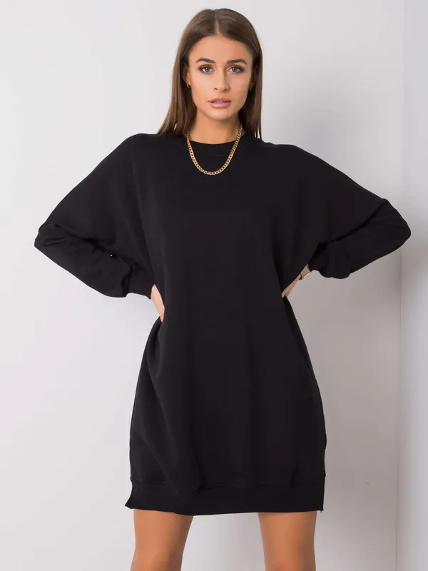 Morska sukienka dresowa oversize - widok 2