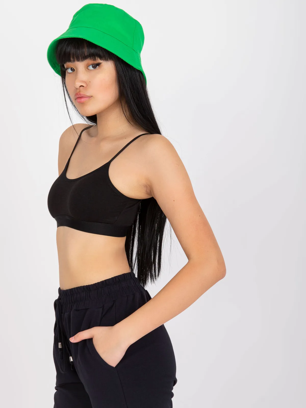 Krótki top sportowy typu crop top - zdjęcie 3