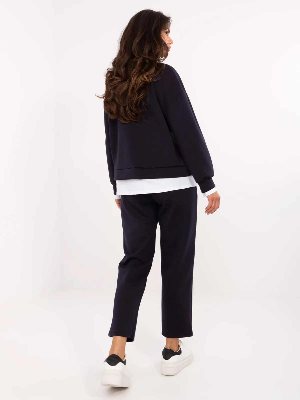 Casualowy komplet dresowy z bluzą oversize i spodniami - zdjęcie 1