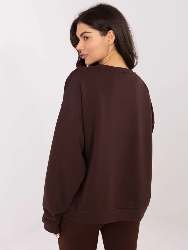 Oversizowa bluza z nadrukiem w stylu retro - widok 2