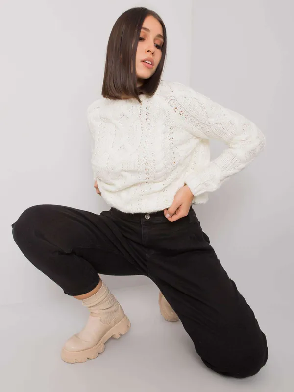 Spodnie typu mom jeans z wysokim stanem - widok 2