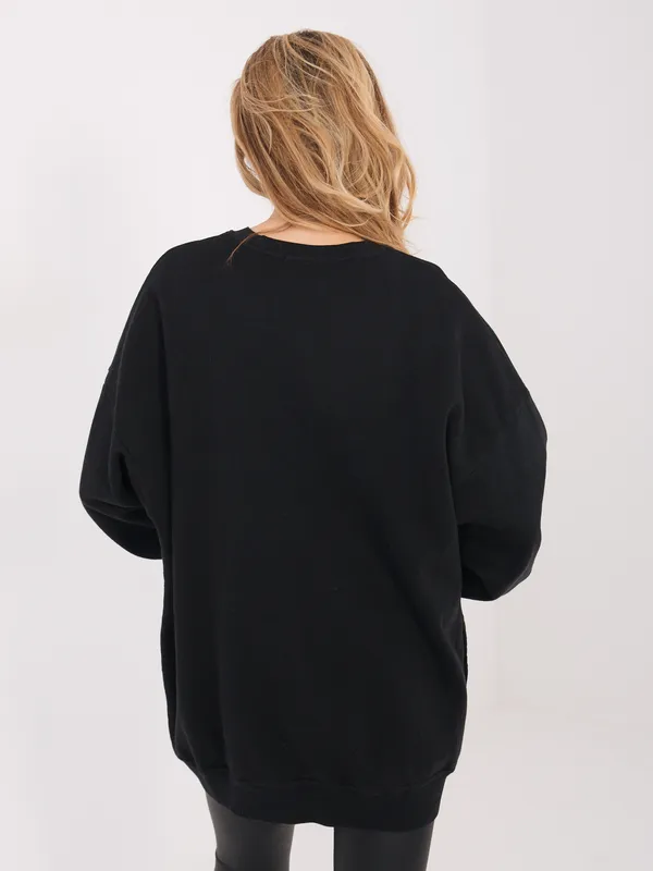 Bluza oversize z napisem w klimacie california