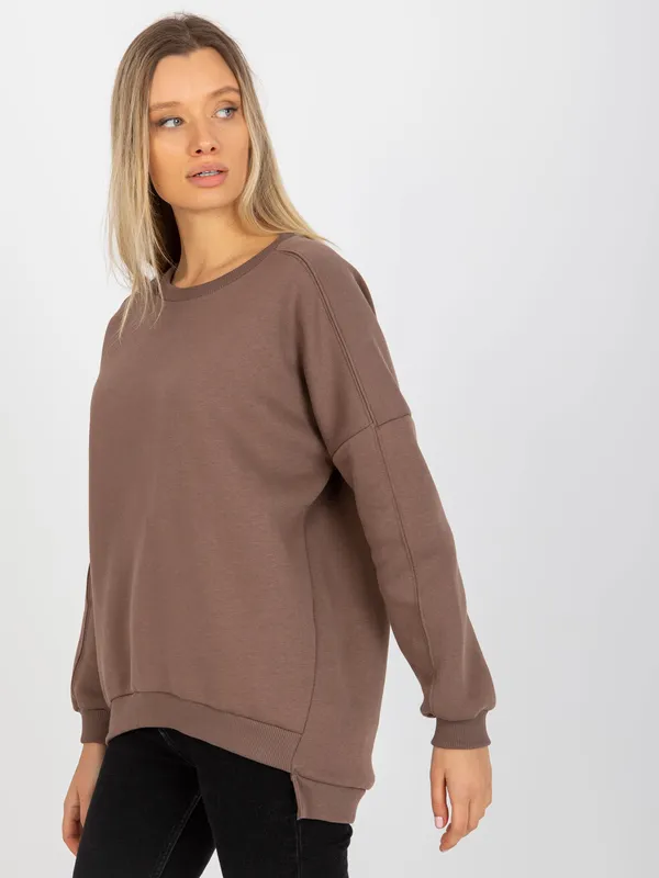 Czarna dresowa bluza basic z bawełny