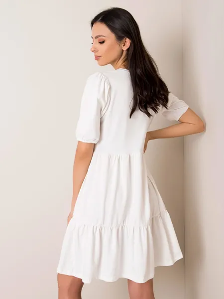 RUE PARIS Liliowa sukienka oversize