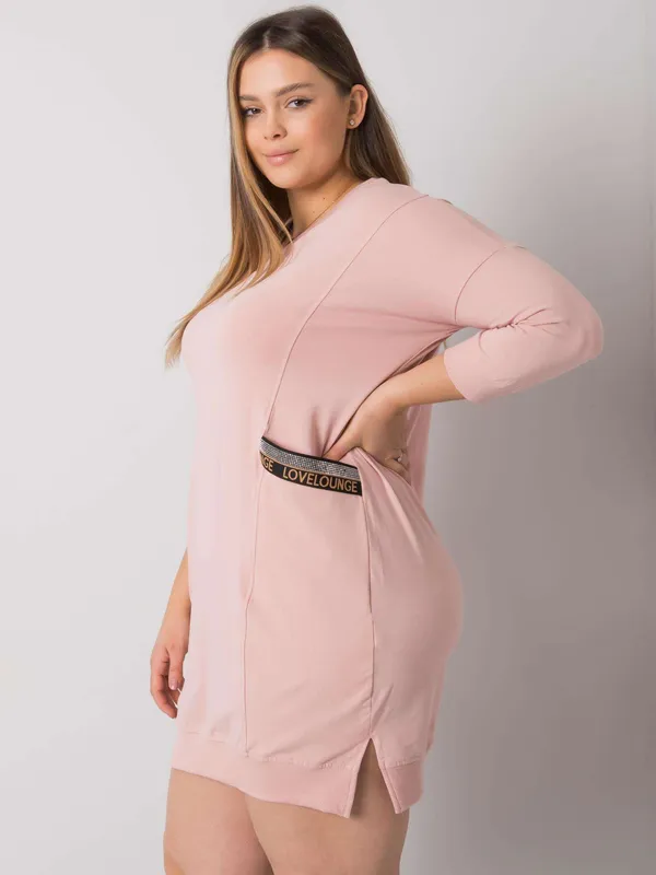 Sukienka sportowa oversize z ozdobnymi kieszeniami - widok 2