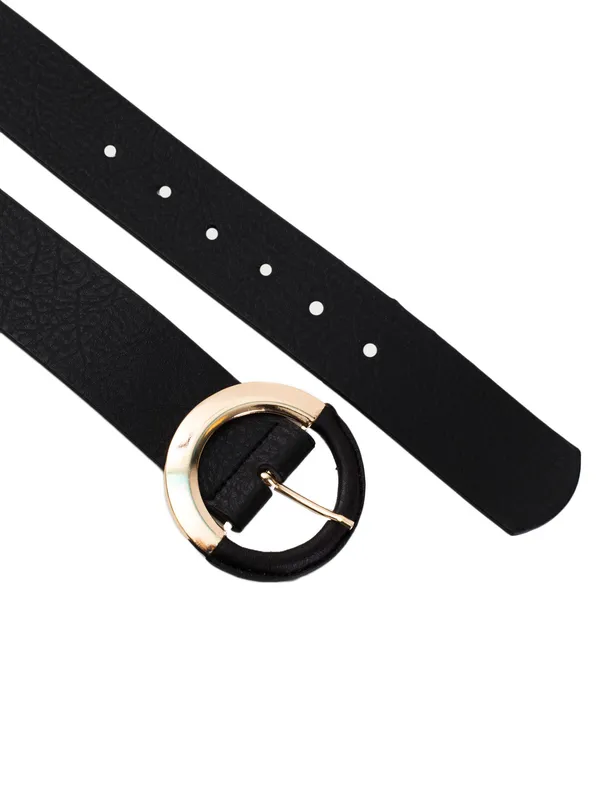 Klasyczny pasek z okrągłą ozdobną klamrą - widok 2