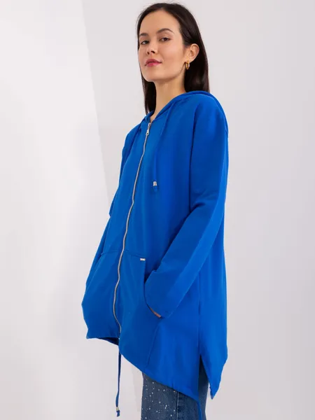 Fuksjowa damska bluza z kapturem