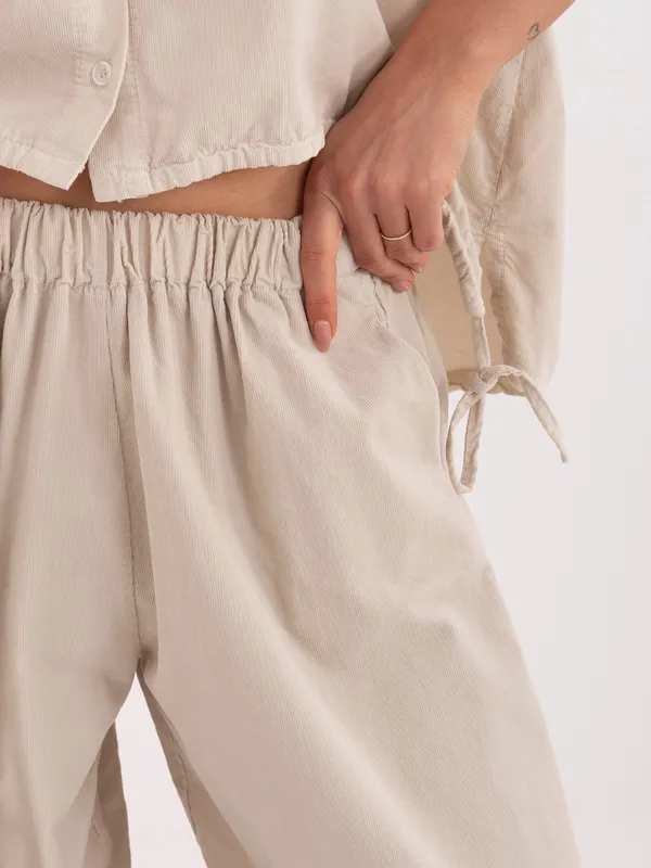 Casualowe spodnie typu baggy ze ściągaczami