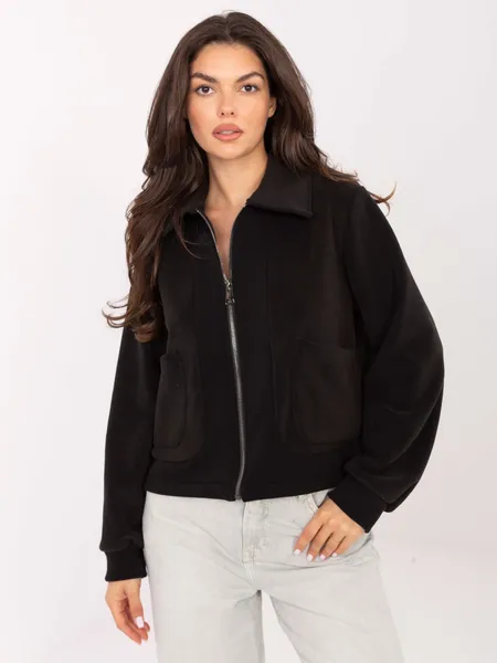 Rozpinana bluza o kroju oversize z kołnierzem