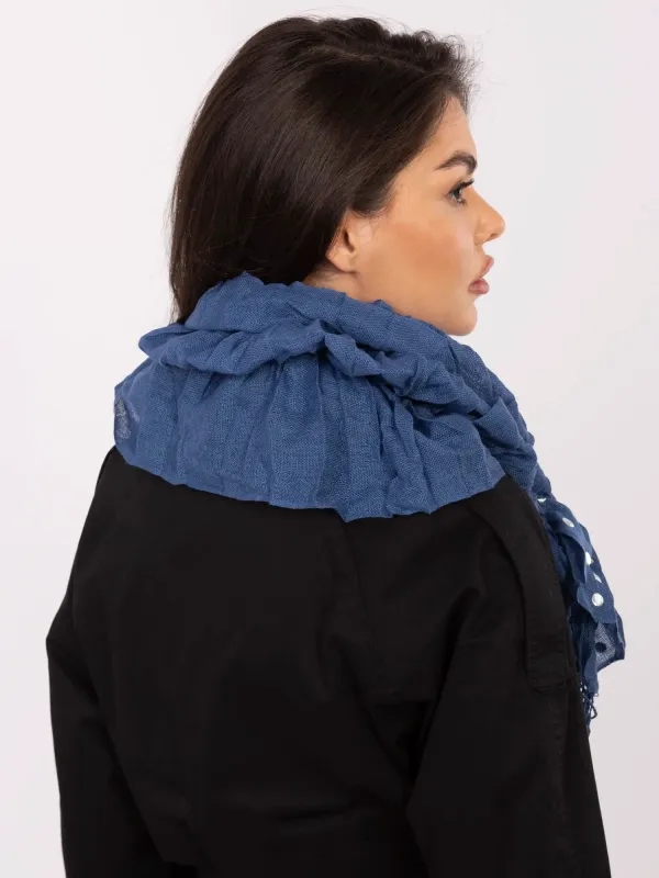 Chusta z ozdobnymi dżetami i frędzlami