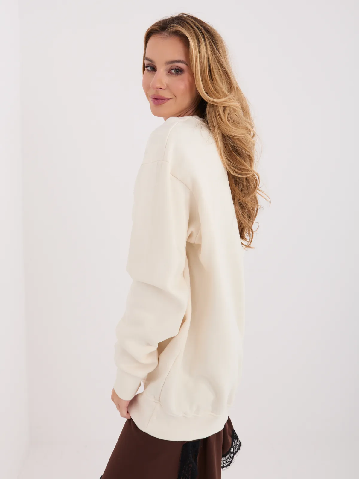 Bluza oversize o swobodnym kroju codziennym - zdjęcie 1