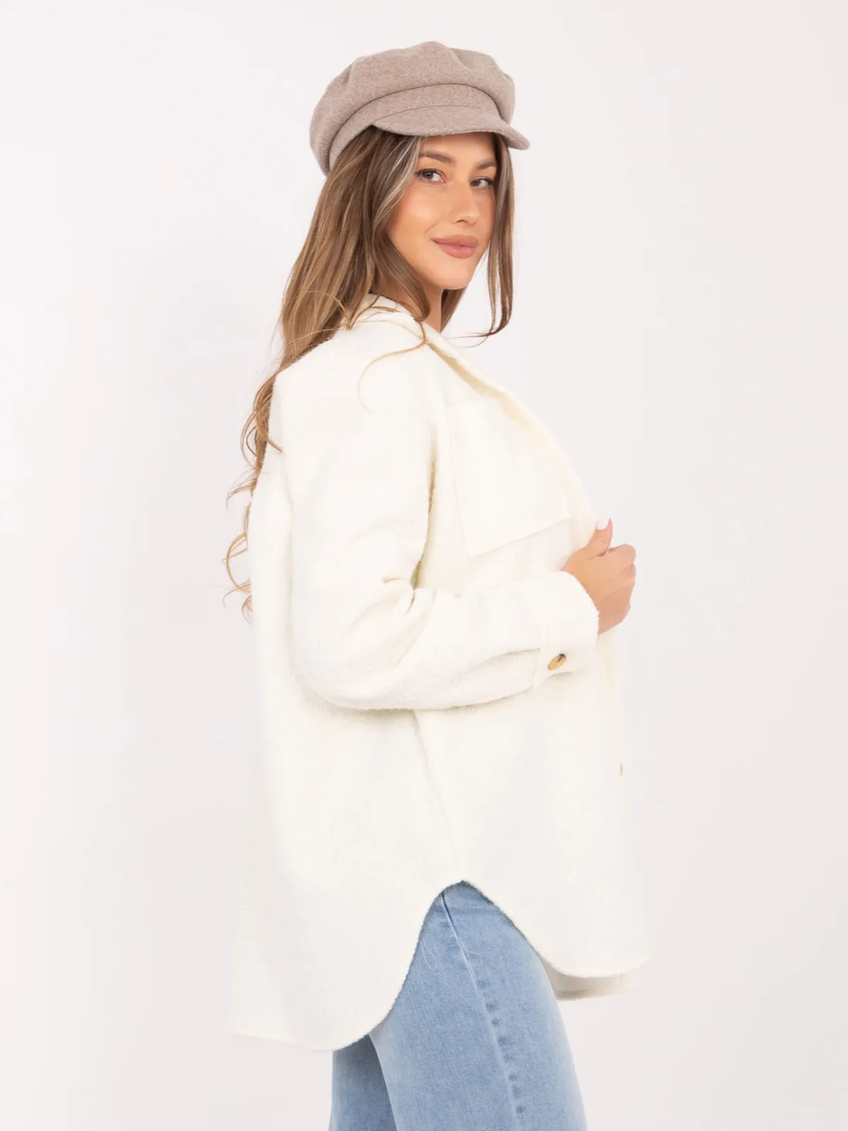 Koszula wierzchnia o kroju oversize - zdjęcie 1