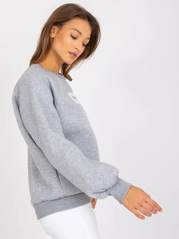 Casualowa bluza z obniżoną linią ramion - widok 2