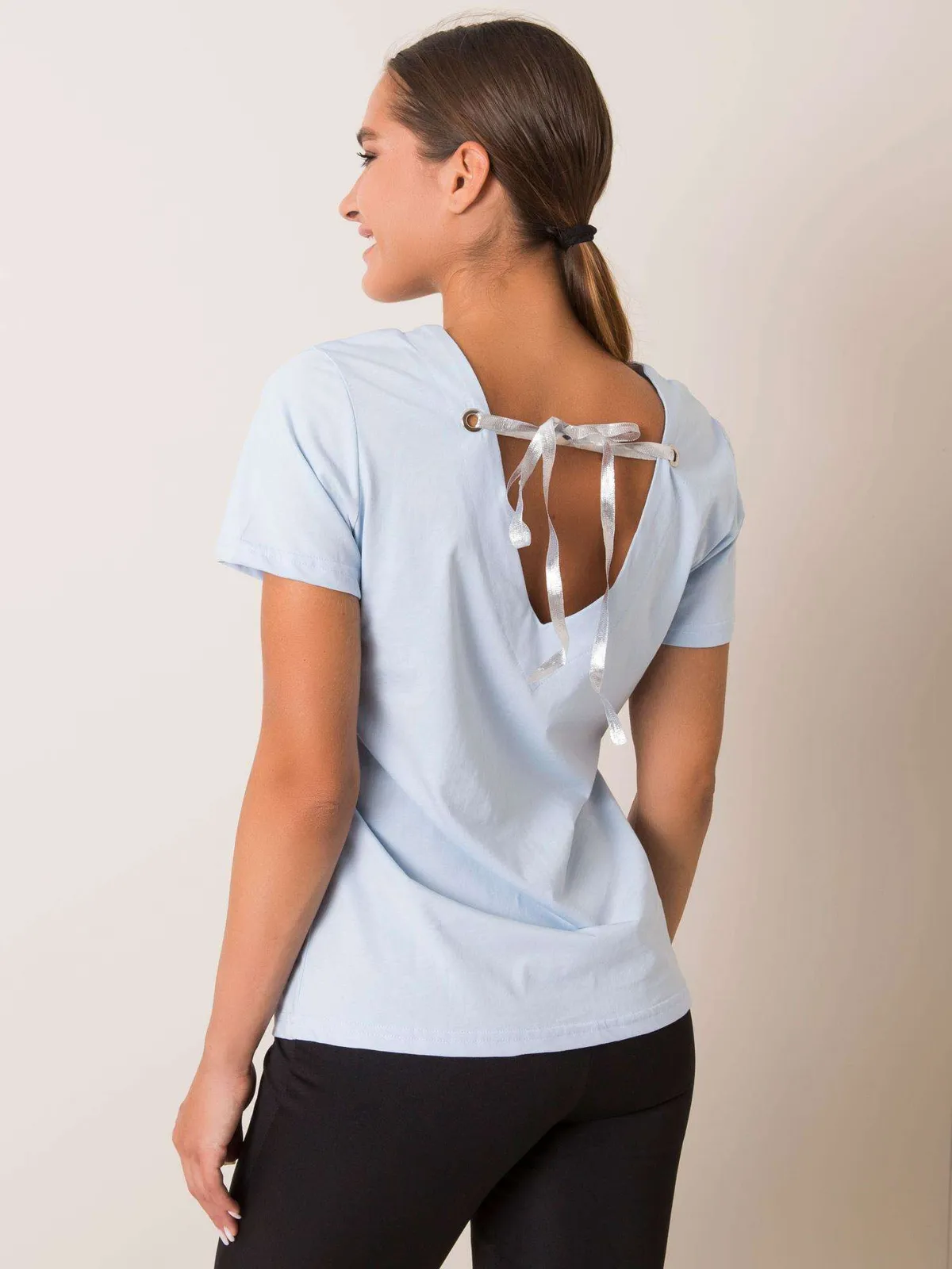 Szary t-shirt Marble FOR FITNESS - zdjęcie 2