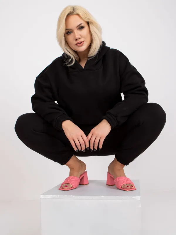 Komplet dresowy oversize z bluzą z kapturem