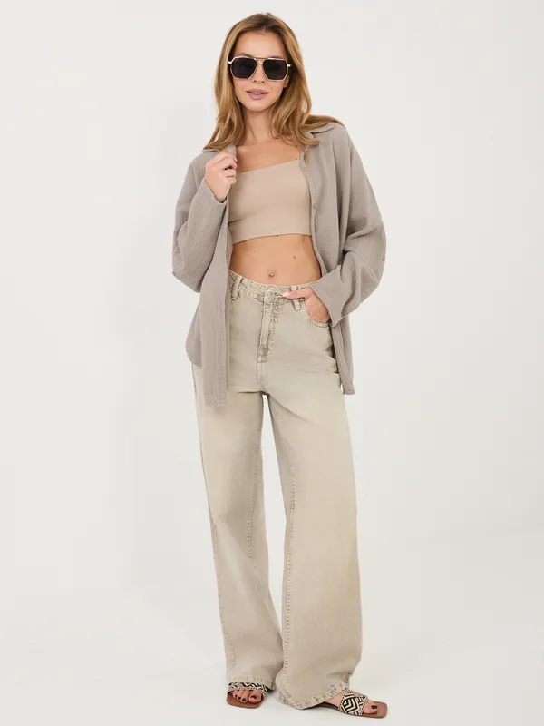Luźna koszula w stylu casual na każdą okazję