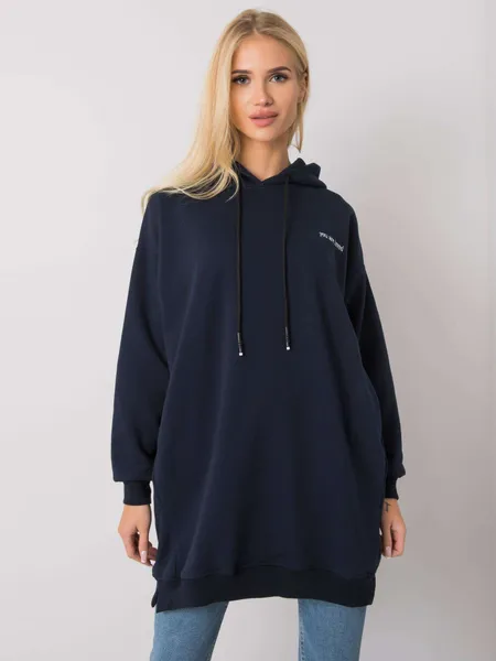 Jasnoniebieska bluza damska z kapturem