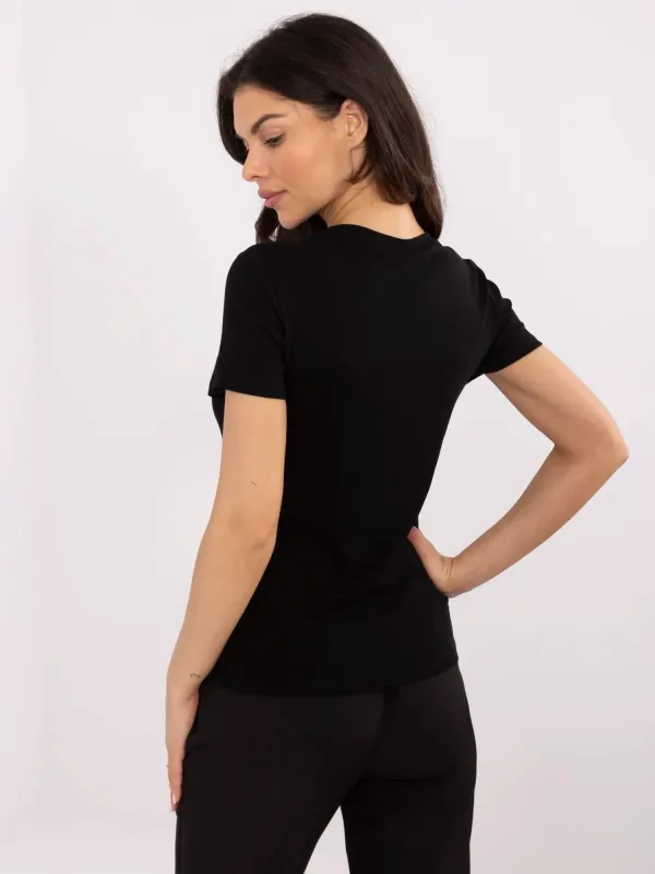 T-shirt z cekinową grafiką pluszowego misia