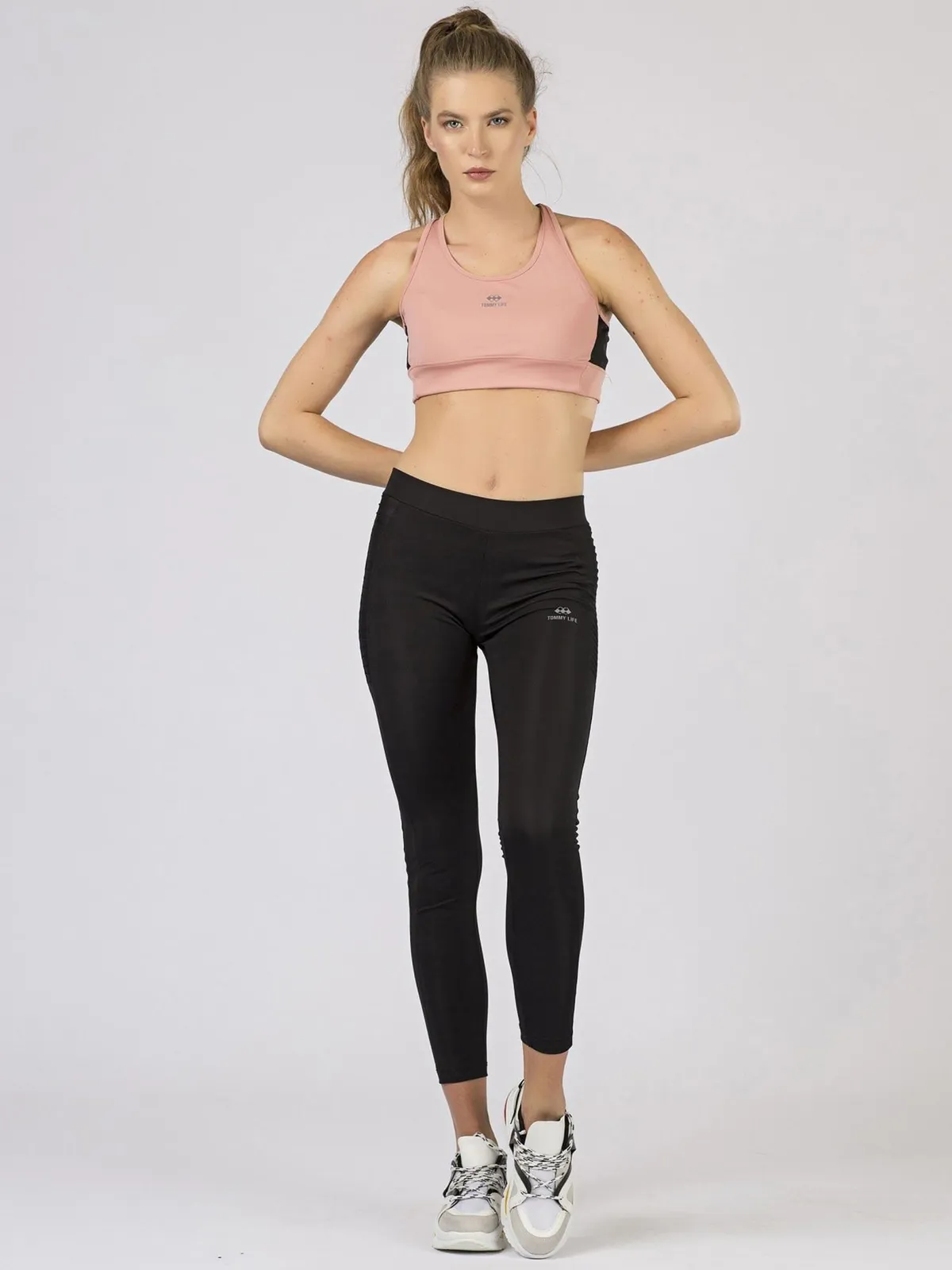Top sportowy khaki TOMMY LIFE - zdjęcie 2